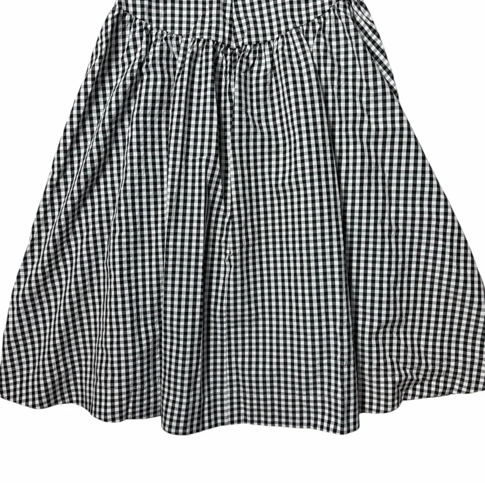 For Love & Lemons Black Gingham Georgia Midi Dress Womens XL - Picture 7 of 8